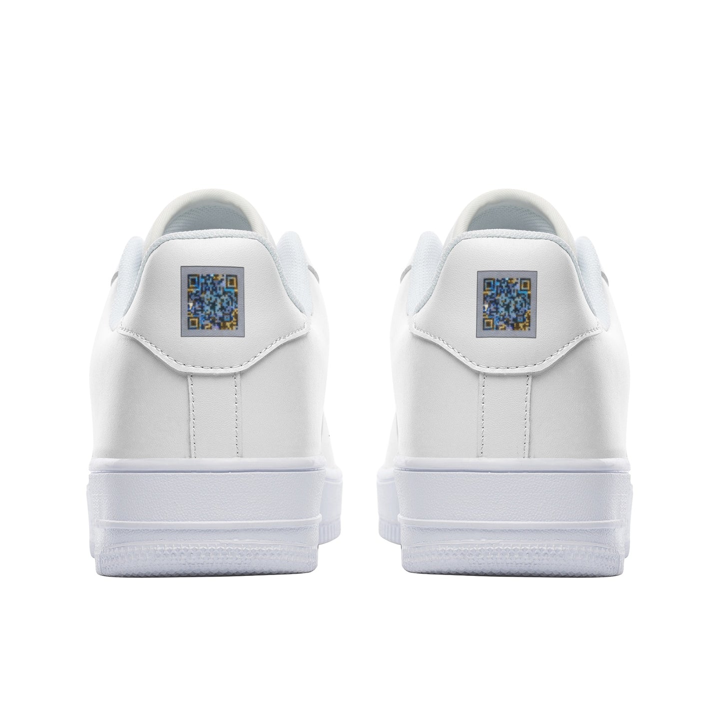Iced Mellow Diamond Infinite Universe Unisex Low Top Leather Sneakers