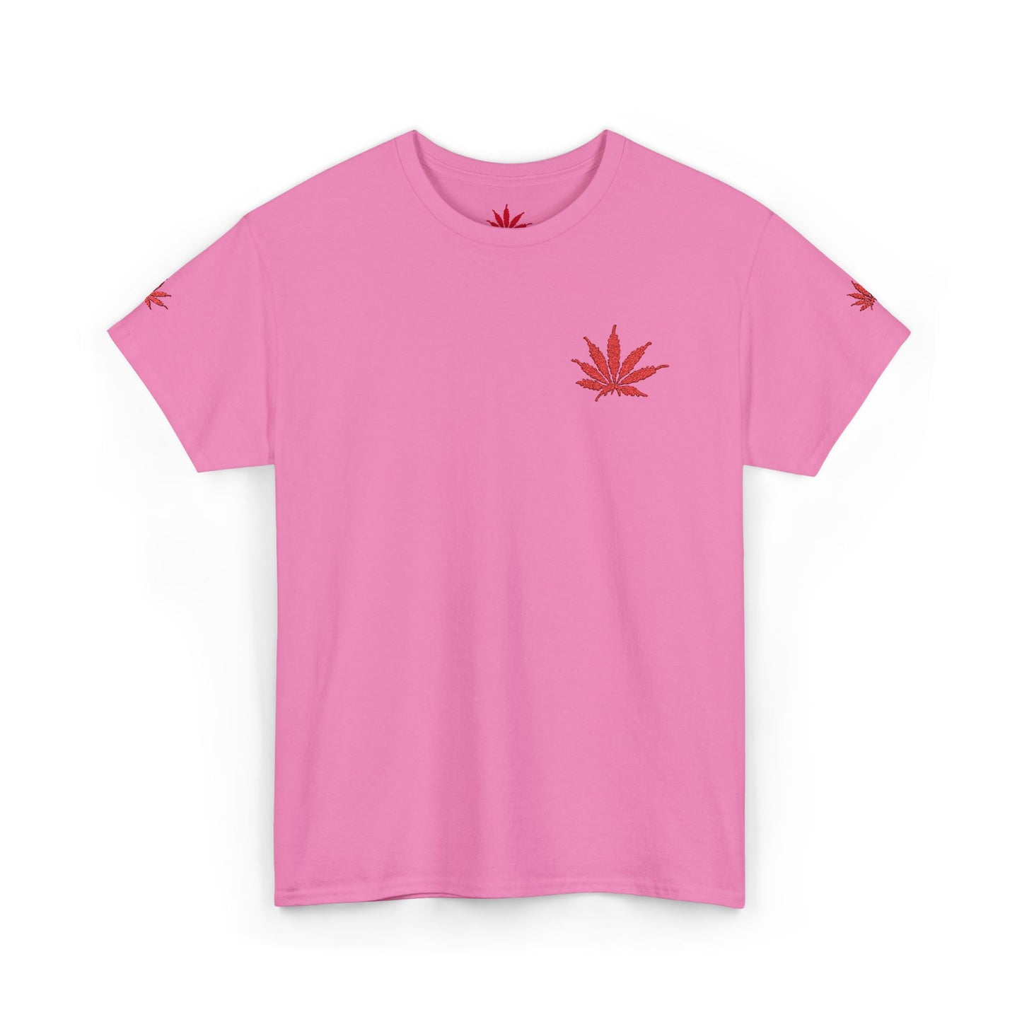 BLOOD Infinite Universe Eco-Friendly Cannabis Leaf Tee, Unisex Heavy Cotton T-Shirt, Stoner Style Shirt, CBD Fashion Tee, Casual Summer Wear