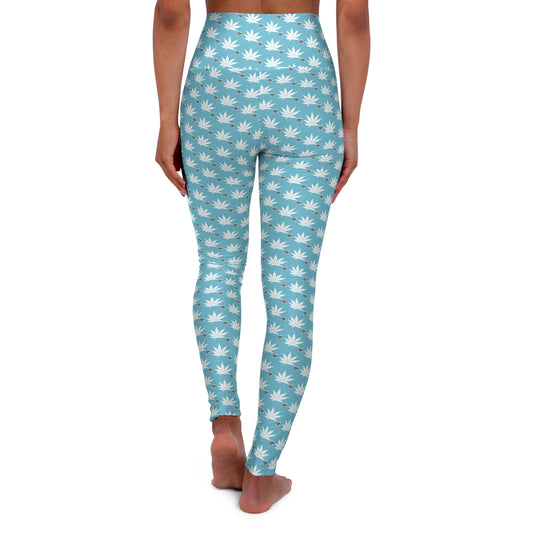 NEW Sapphire SKY-ICE Infinite Universe High-Waist Yoga Leggings — (Comfort & Stretch)