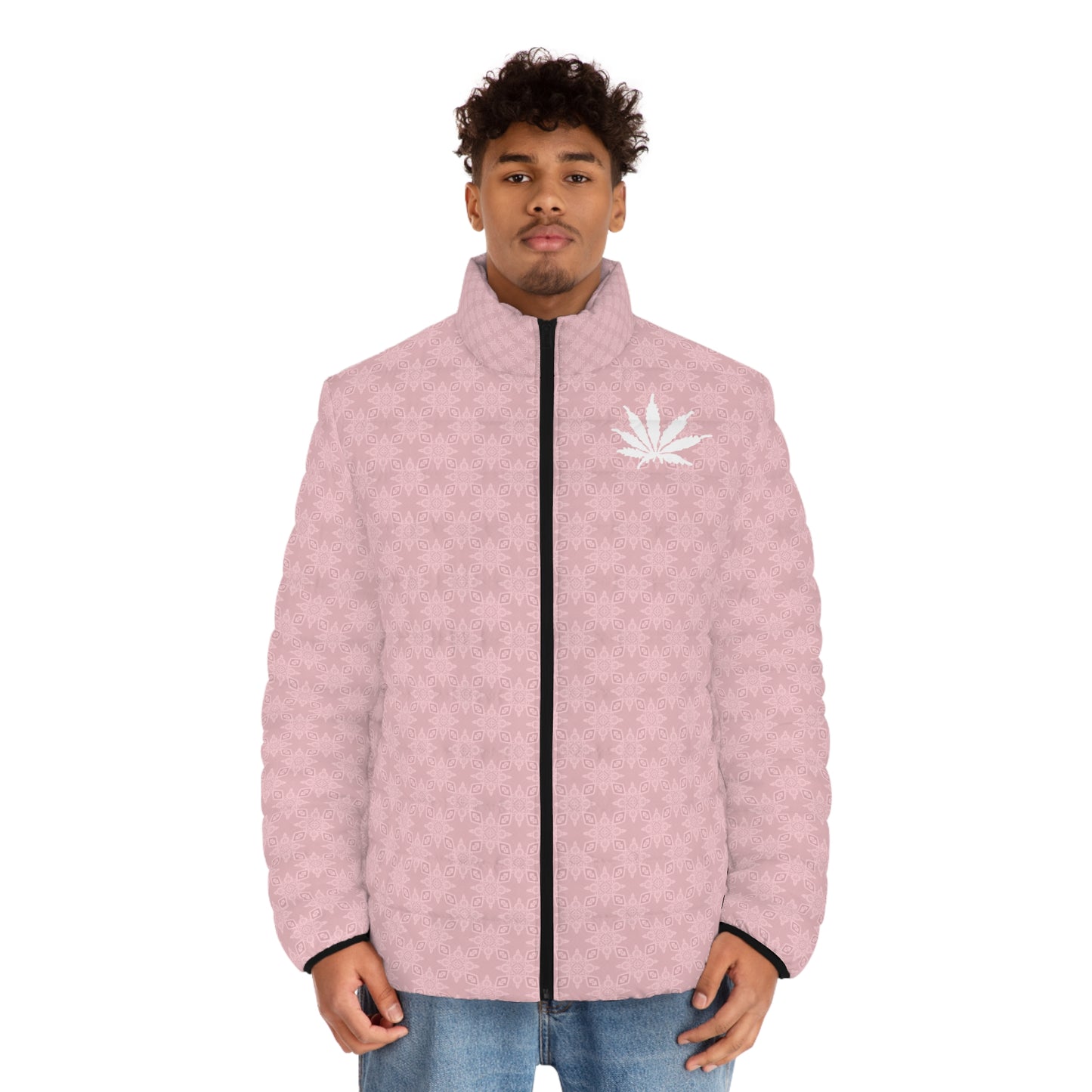 BABY CAKE FLAMING FROST {BABY STAR FLAKE} Infinite Universe Men's Puffer Jacket (AOP)