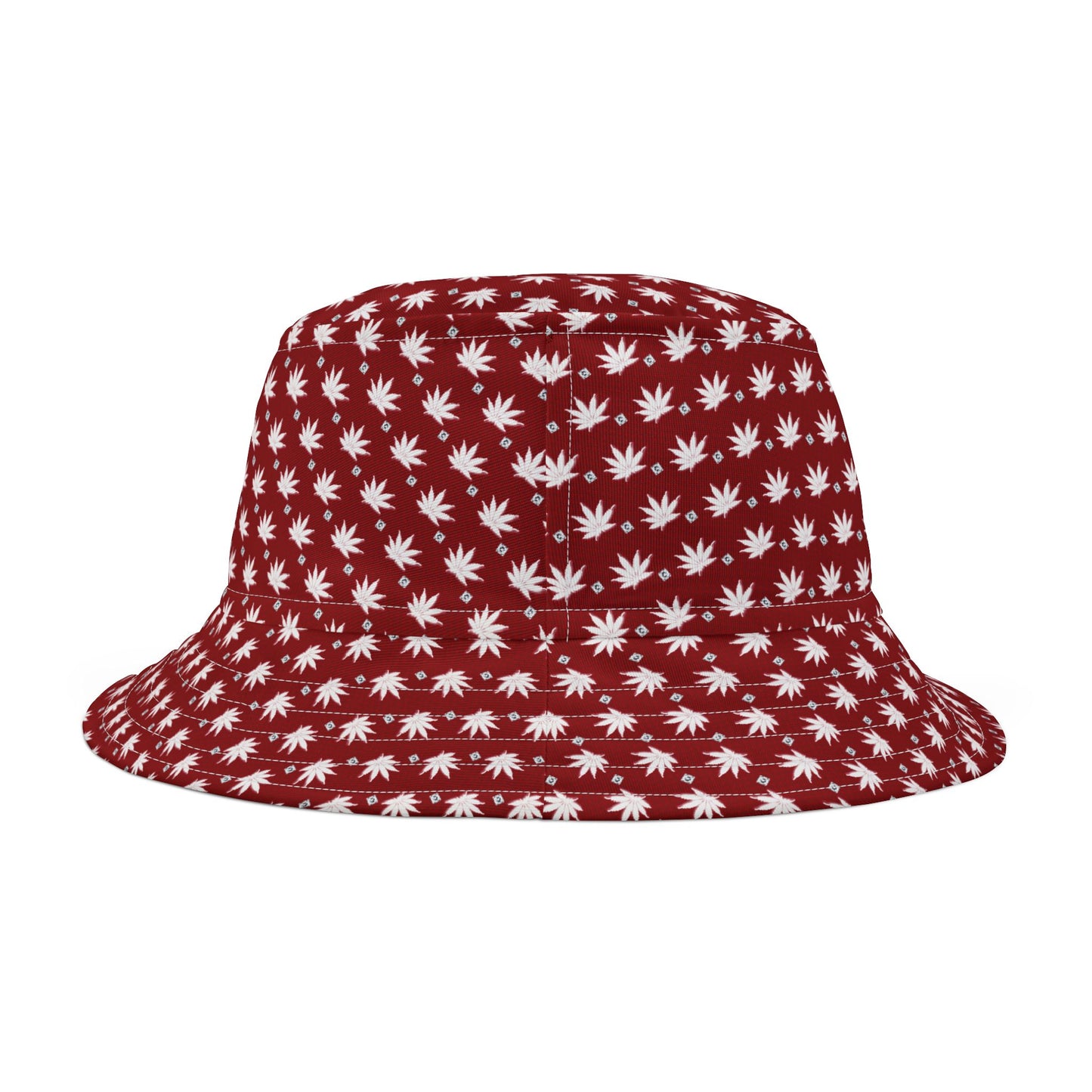 DARK BLOOD FROSTED ICED DIAMOND Infinite Universe Stylish Floral Bucket Hat - Trendy Accessory for Summer Adventures, Festivals, Beach Days, Gifts, Outdoor Fun