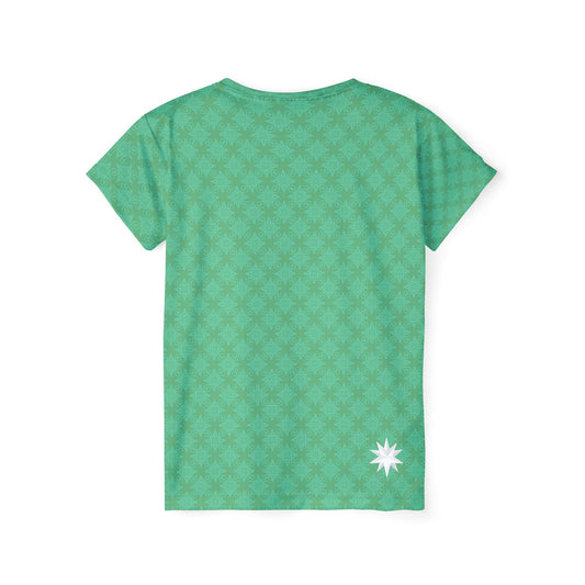 Aurora Green FROST {BABY STAR FLAKE} Infinite Universe Women's Sports Jersey (AOP)