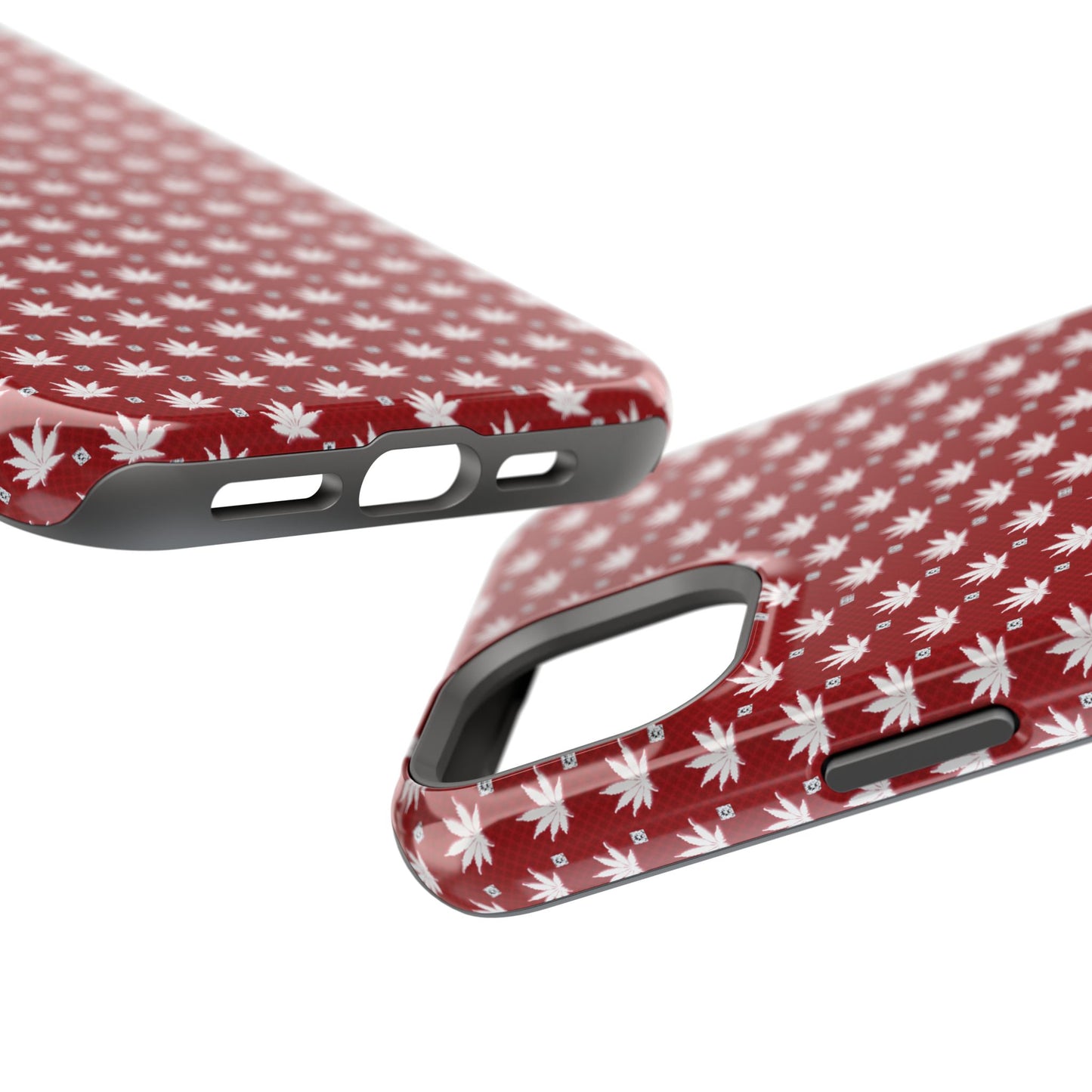 DARK BLOOD FROSTED ICED DIAMOND Infinite Universe Magnetic Impact-Resistant Cases