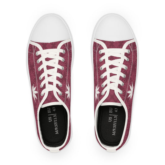 FROSTED Amaranth - Infinite Universe - Stylish Cannabis Print Sneakers for Men