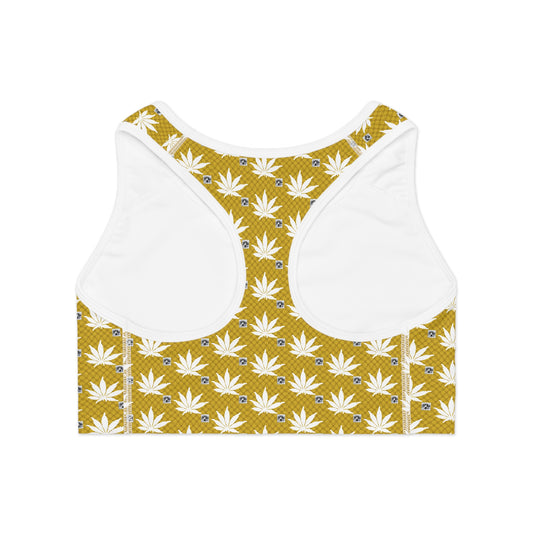 NEW GOLD ICED DIAMOND infinite Universe Sports Bra — Activewear