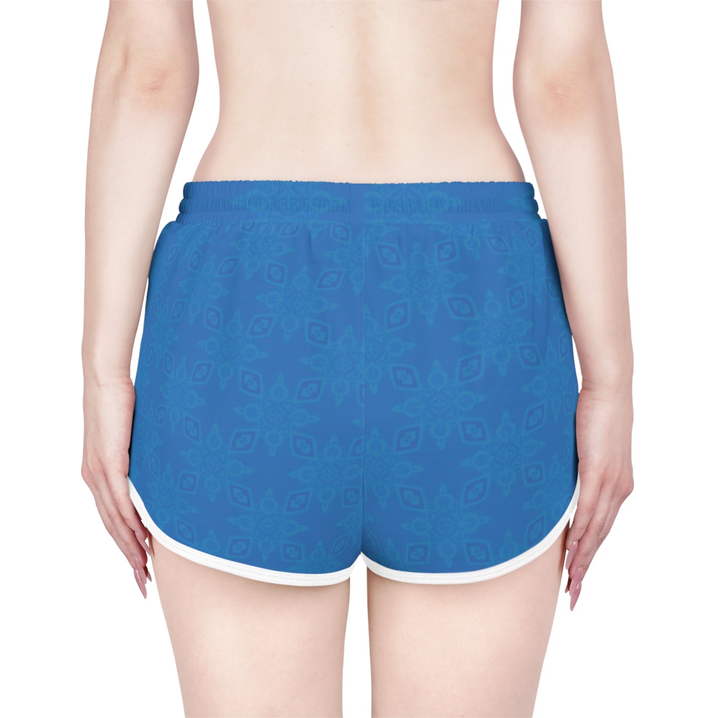 Sapphire BLUE-ICE Infinite Universe Women's Relaxed Shorts (AOP)