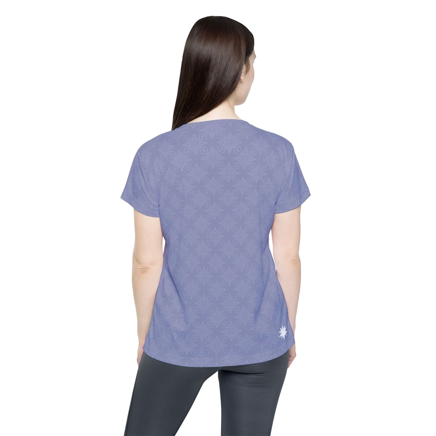 FROSTED True Purple Diamond {BABY STAR FLAKE} Infinite Universe Women's Sports Jersey (AOP)