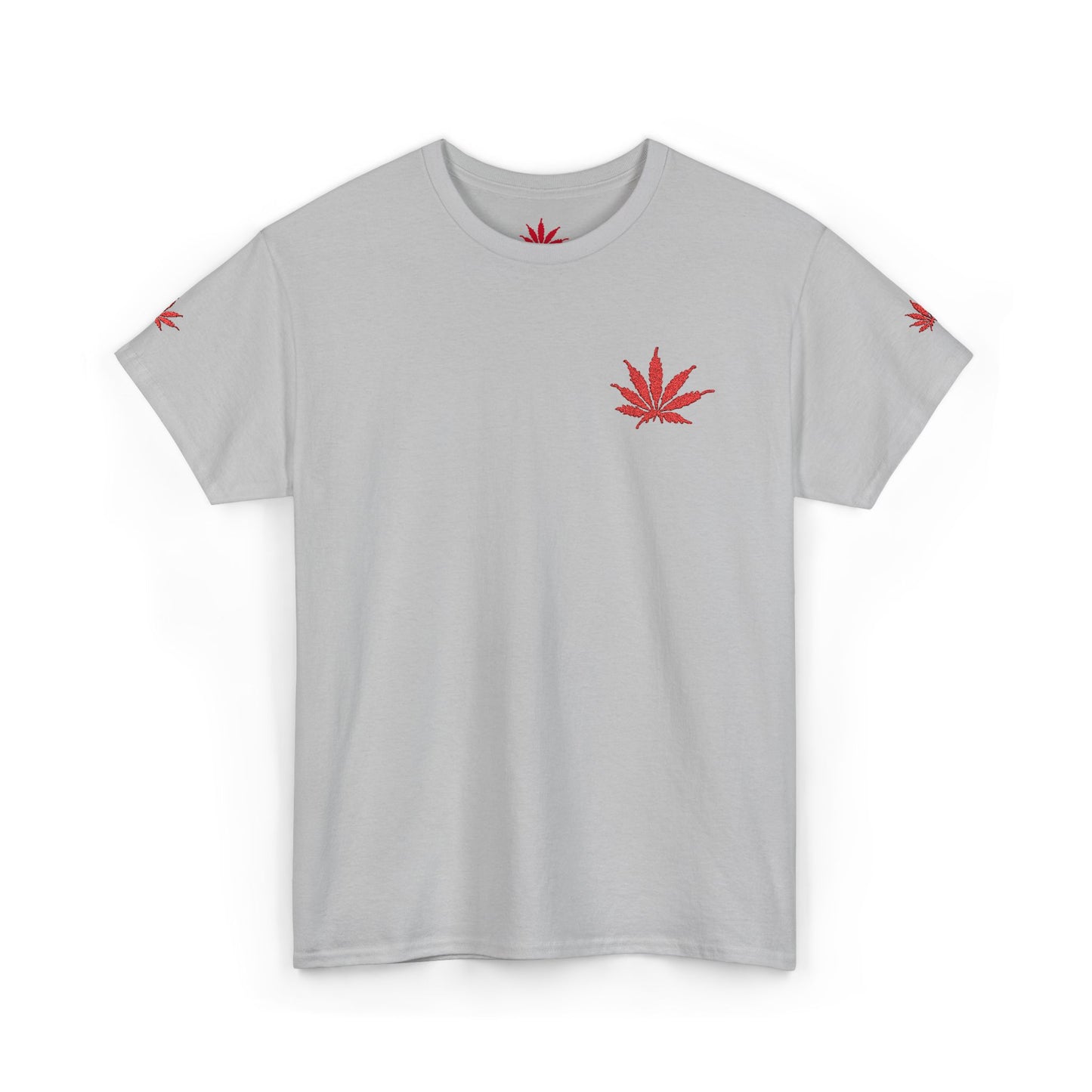 BLOOD Infinite Universe Eco-Friendly Cannabis Leaf Tee, Unisex Heavy Cotton T-Shirt, Stoner Style Shirt, CBD Fashion Tee, Casual Summer Wear
