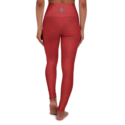 BLOOD FROST Infinite Universe High Waisted Yoga Leggings (AOP)