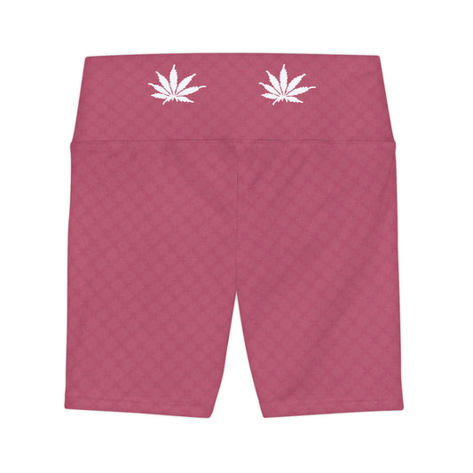 NEW PINK Infinite Universe Women’s Workout Shorts – High-Waist Biker Shorts