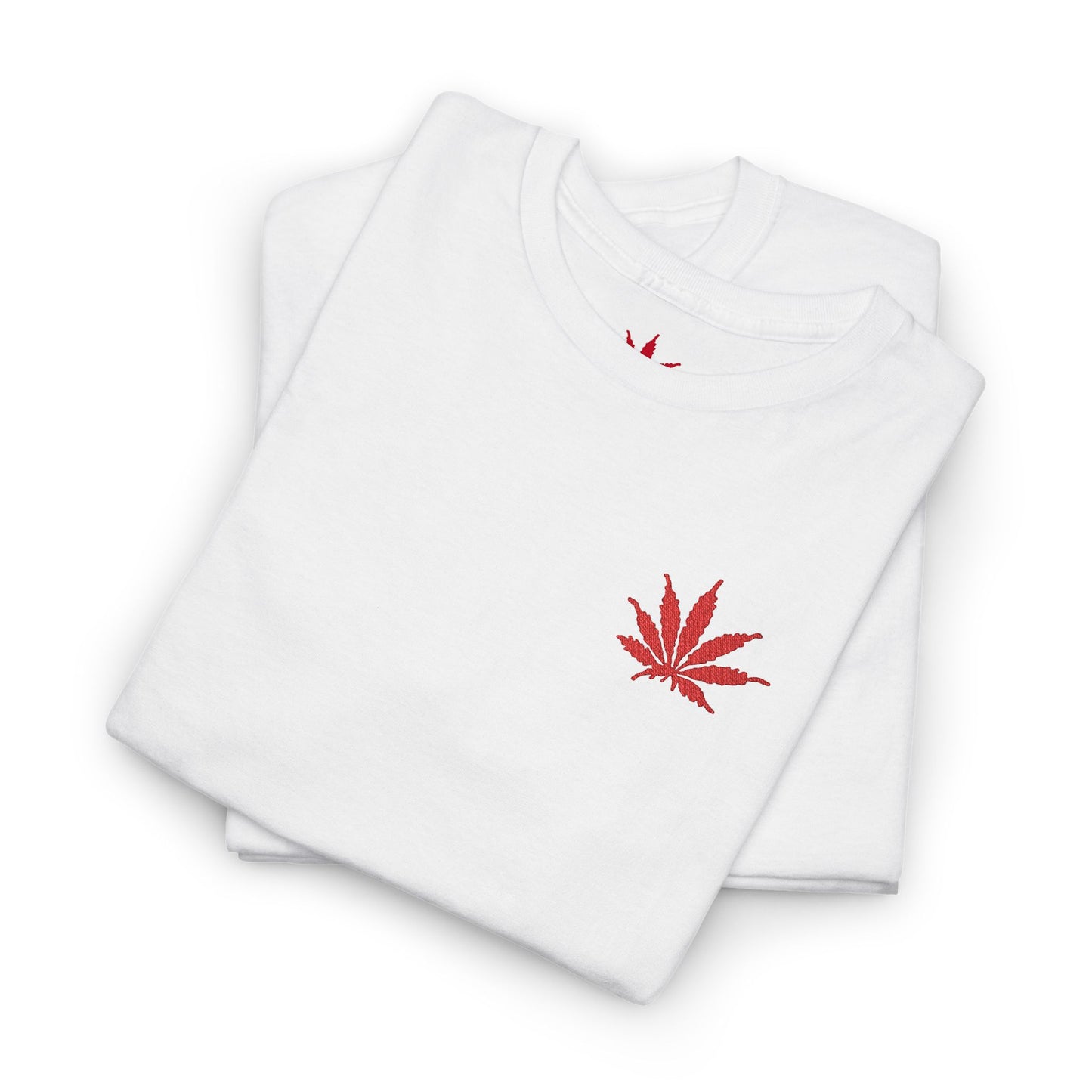 BLOOD Infinite Universe Eco-Friendly Cannabis Leaf Tee, Unisex Heavy Cotton T-Shirt, Stoner Style Shirt, CBD Fashion Tee, Casual Summer Wear