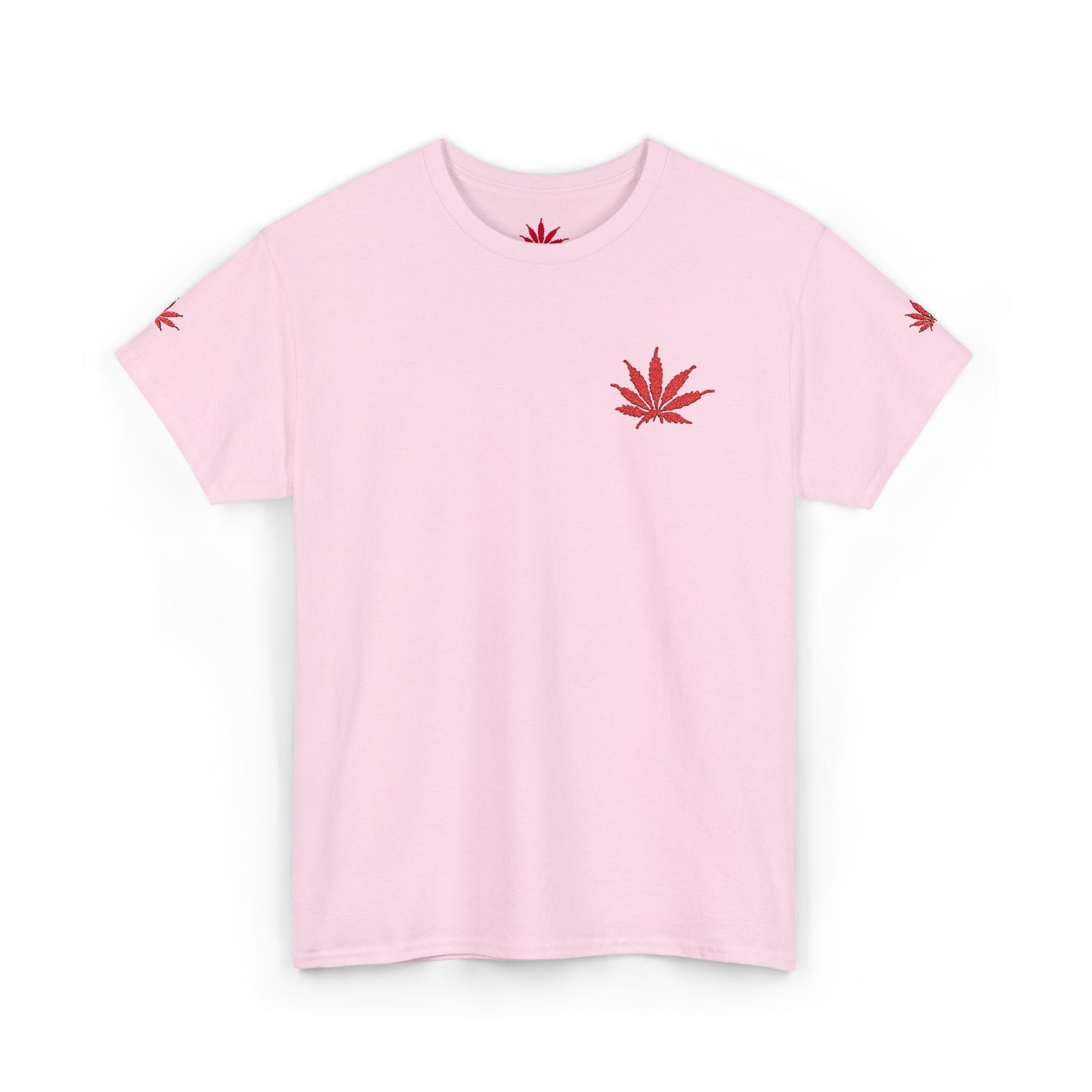 BLOOD Infinite Universe Eco-Friendly Cannabis Leaf Tee, Unisex Heavy Cotton T-Shirt, Stoner Style Shirt, CBD Fashion Tee, Casual Summer Wear