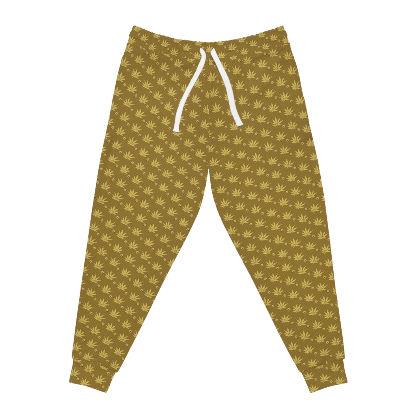 DOUBLE GOLD BANK FORTKNOXX Infinite Universe Leafy Pattern Athletic Joggers