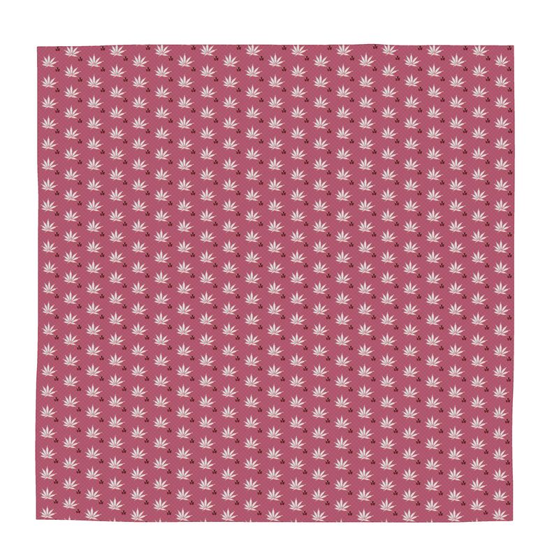 NEW PINK RUBY RED DIAMOND SCALF