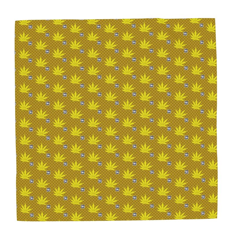 GOLD ICED DIAMOND Infinite Universe Paisley Bandana