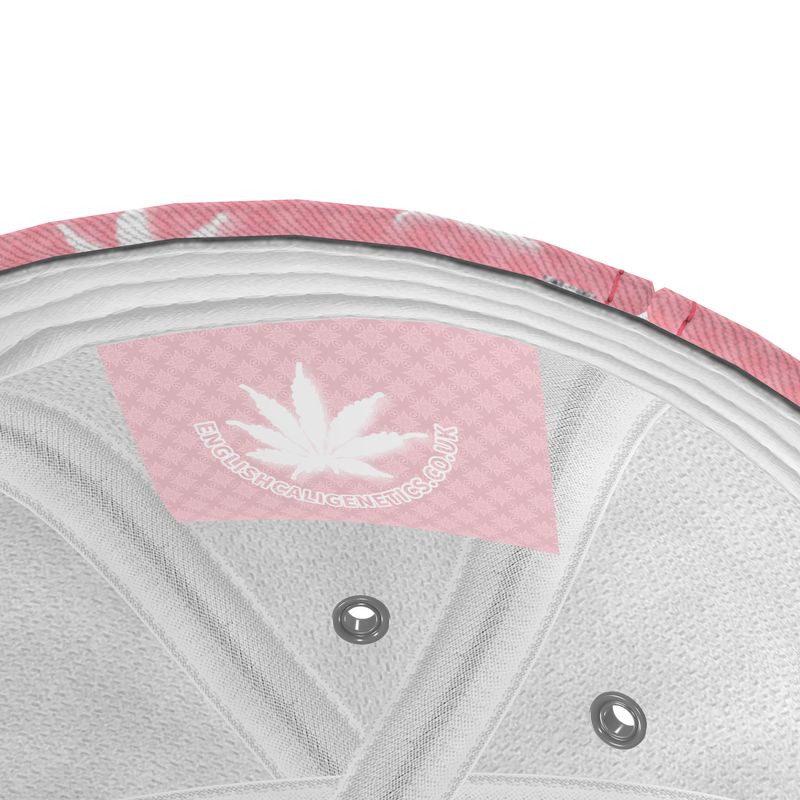 FROSTED BRIGHT TRUE PINK ICED DIAMOND Infinite Universe Baseball Cap