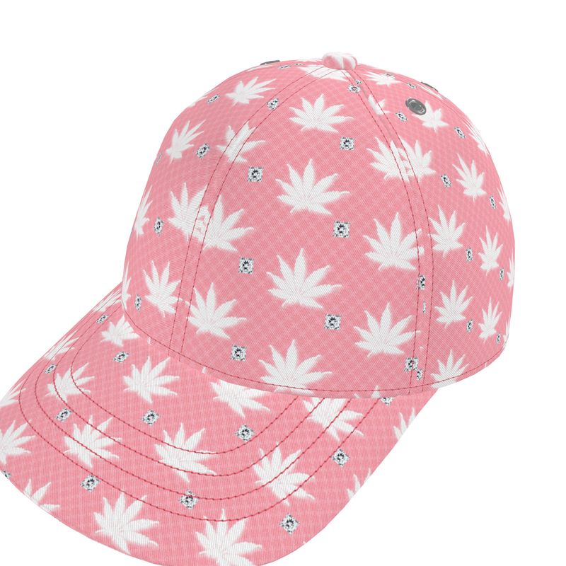 FROSTED BRIGHT TRUE PINK ICED DIAMOND Infinite Universe Baseball Cap