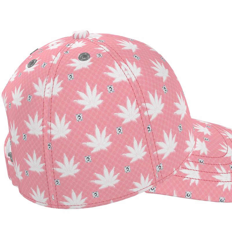 FROSTED BRIGHT TRUE PINK ICED DIAMOND Infinite Universe Baseball Cap