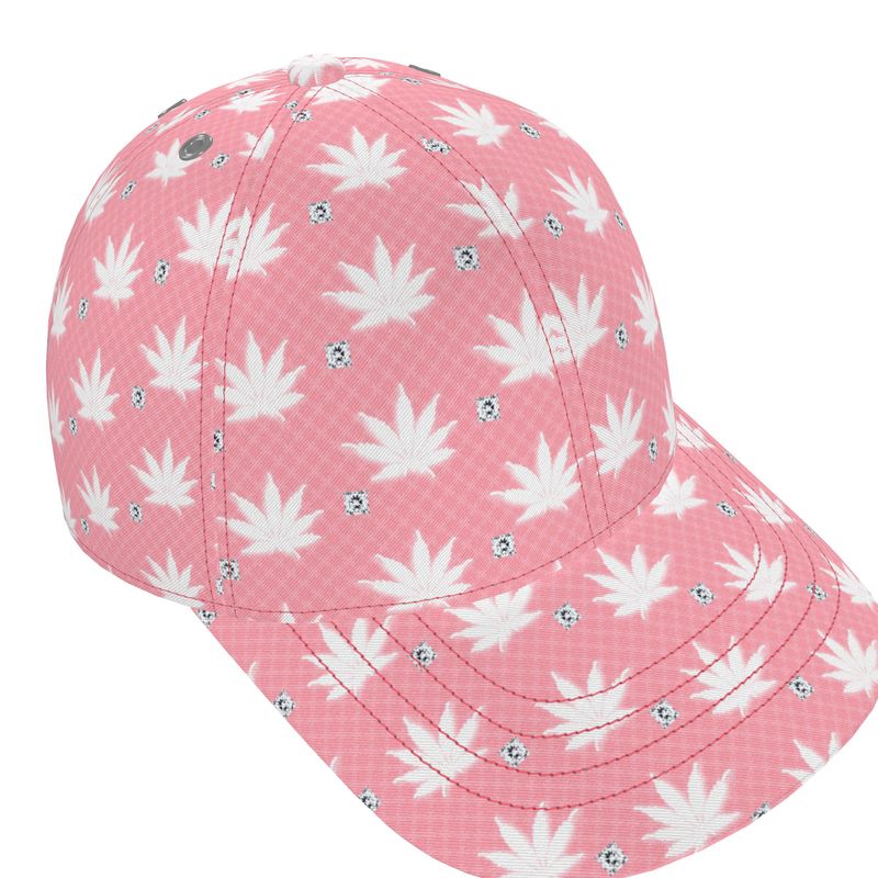 FROSTED BRIGHT TRUE PINK ICED DIAMOND Infinite Universe Baseball Cap