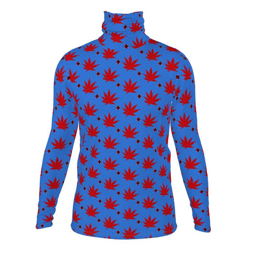 BLOOD STAR STRUCK Infinite Universe Long Sleeve Slim Fit Roll Neck