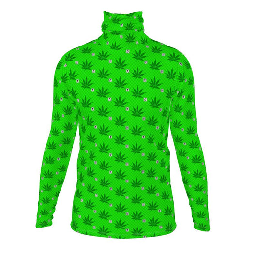 GREEN SMOKE Infinite Universe Mens slim fit roll neck