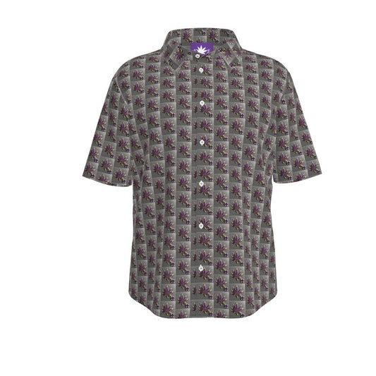ROYAL VIOLET GOLD STATE DIAMOND IU Mens Short Sleeve Shirt