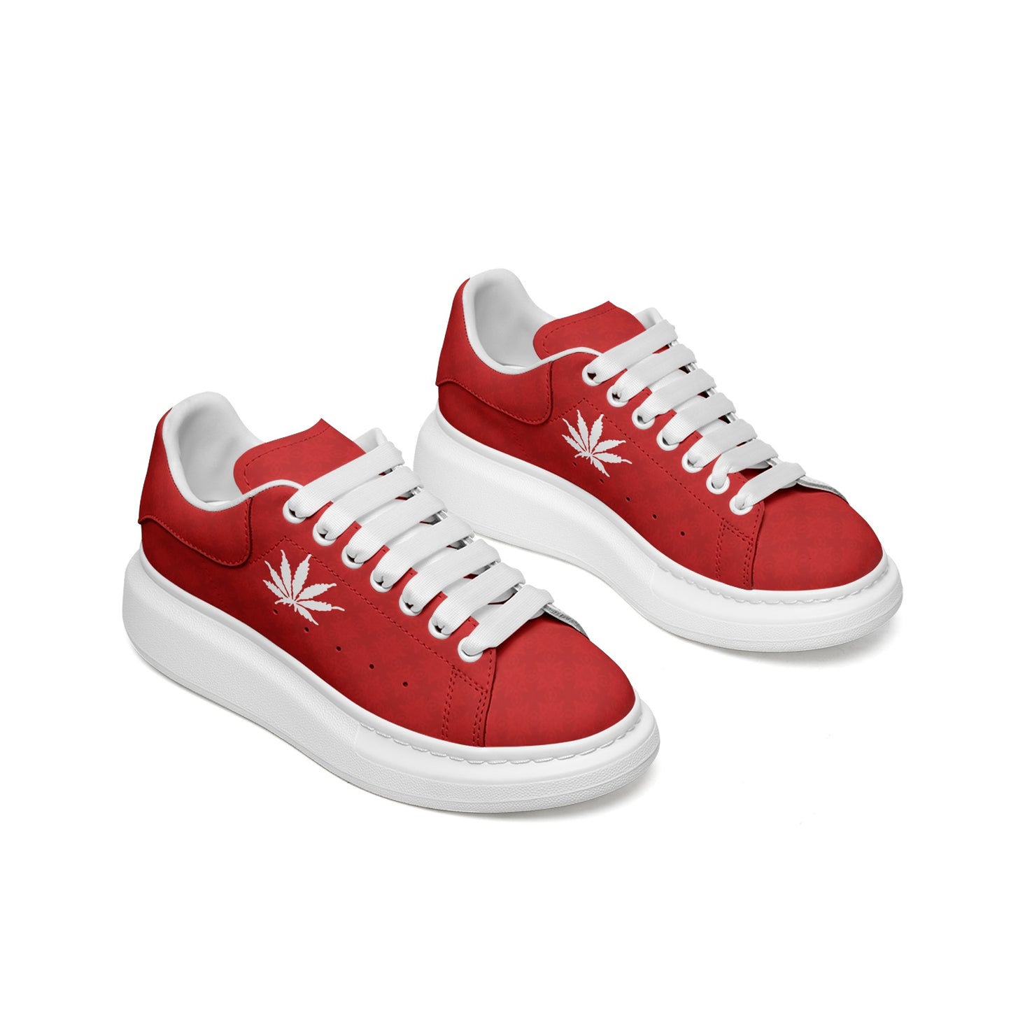 FROSTED BLOOD - Infinite Universe - Unisex Non Slip Lace Up Faux Leather Sneakers