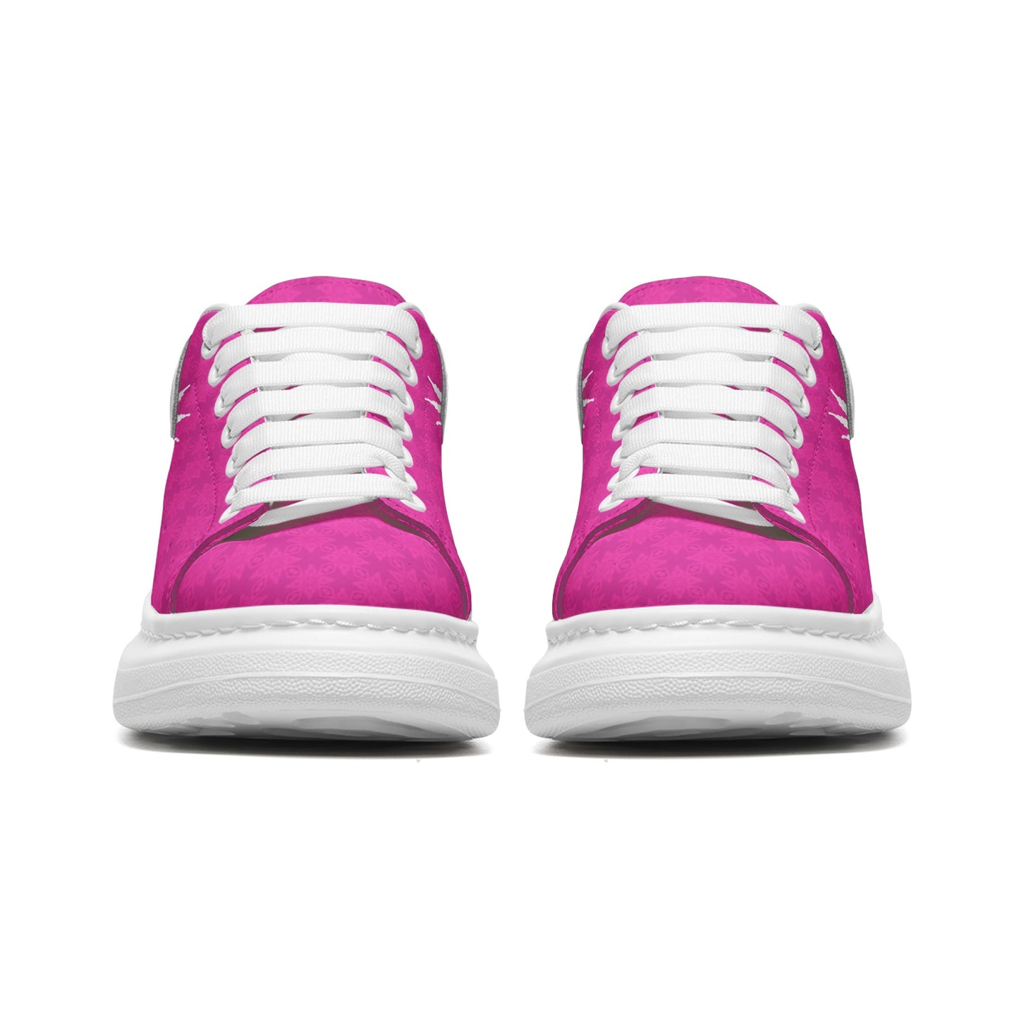 FLAMING FROST Infinite Universe {BABY STAR FLAKE} Unisex Non Slip Lace Up Faux Leather Sneakers