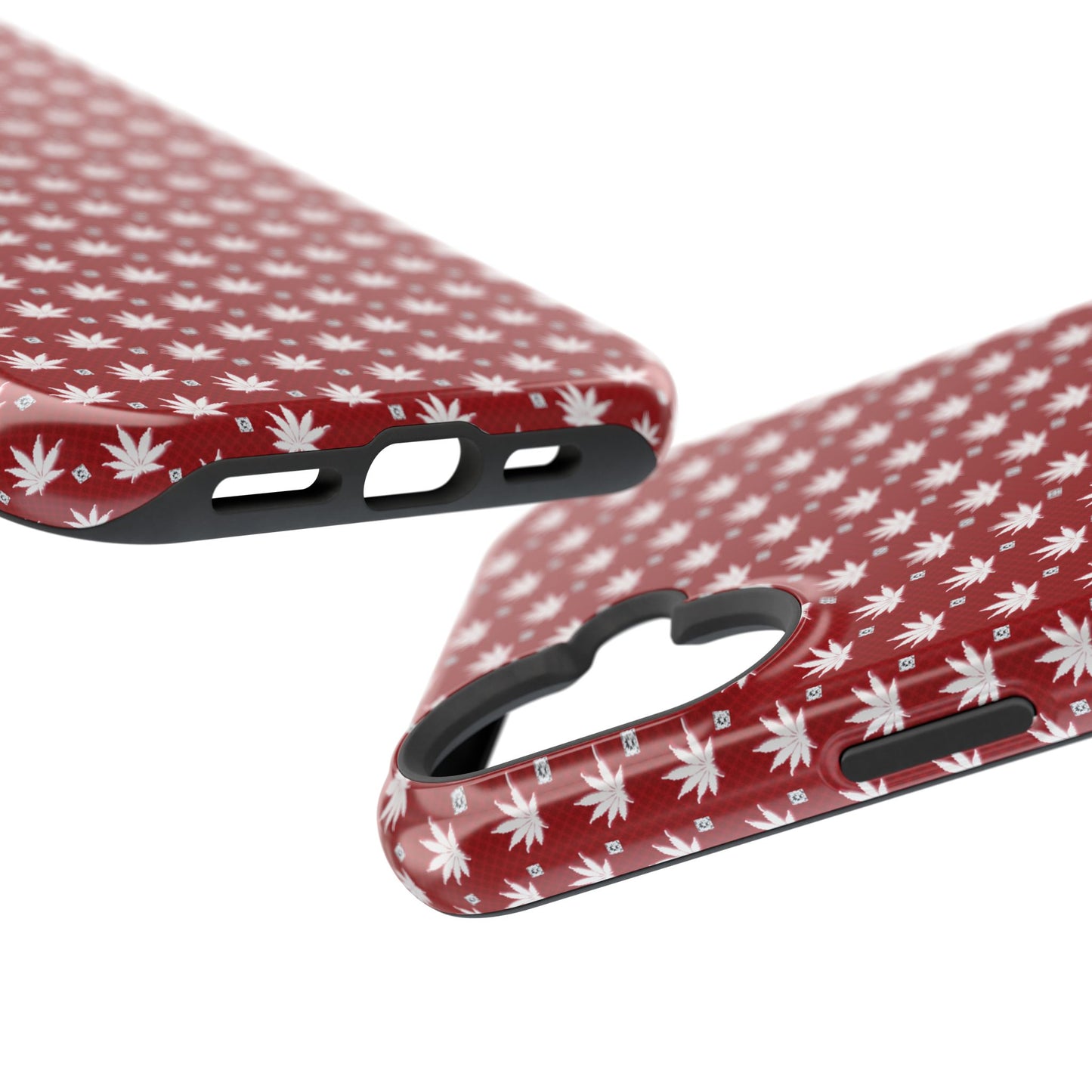 DARK BLOOD FROSTED ICED DIAMOND Infinite Universe Magnetic Impact-Resistant Cases