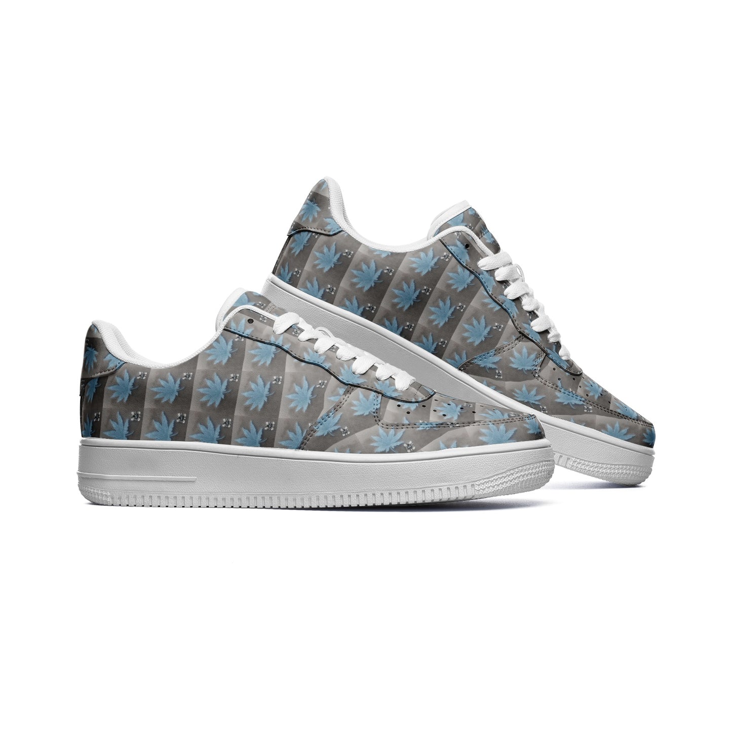 RICHEST RICH ICED Diamond - Infinite Universe - Unisex Low Top Leather Sneakers