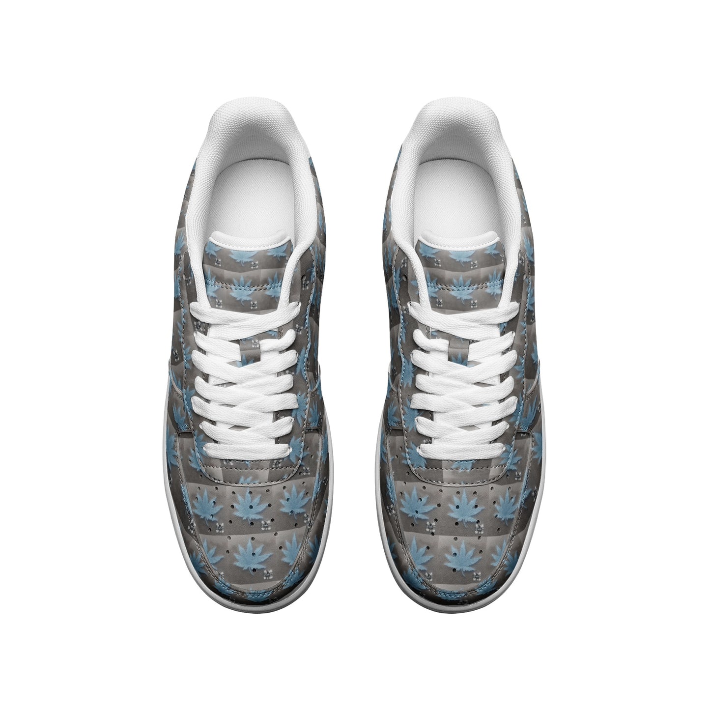 RICHEST RICH ICED Diamond - Infinite Universe - Unisex Low Top Leather Sneakers