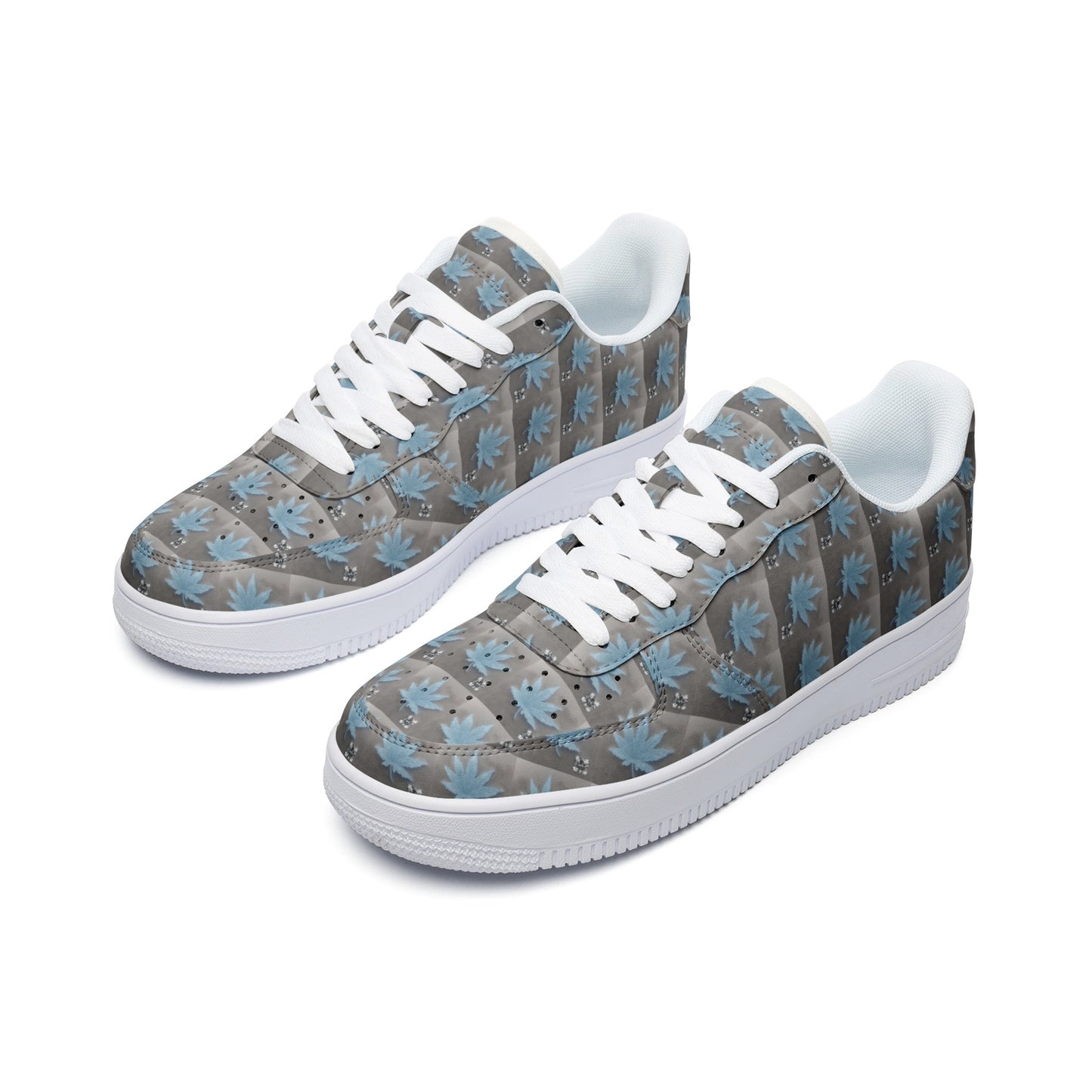 RICHEST RICH ICED Diamond - Infinite Universe - Unisex Low Top Leather Sneakers