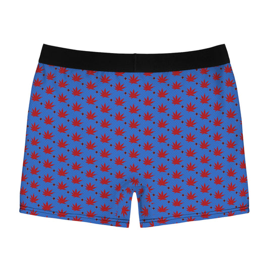 BLOOD STAR STRUCK Infinite Universe Men's Boxer Briefs - Floral Leaf Print, Comfortable Underwear for Everyday Wear, Fun Gift for Him, Unique Loungewear