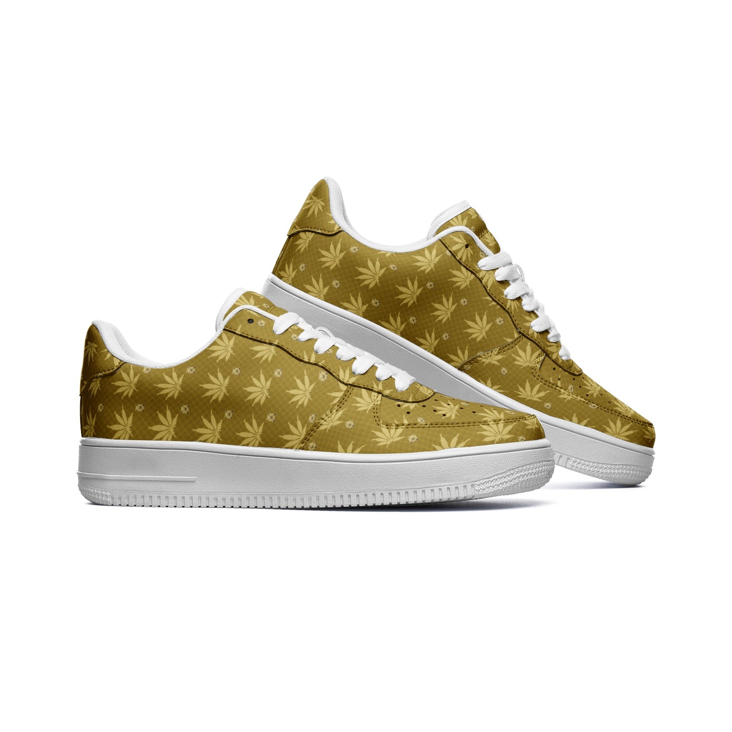 DOUBLE GOLD BANK FORTKNOXX Infinite Universe Unisex Low Top Leather Sneakers
