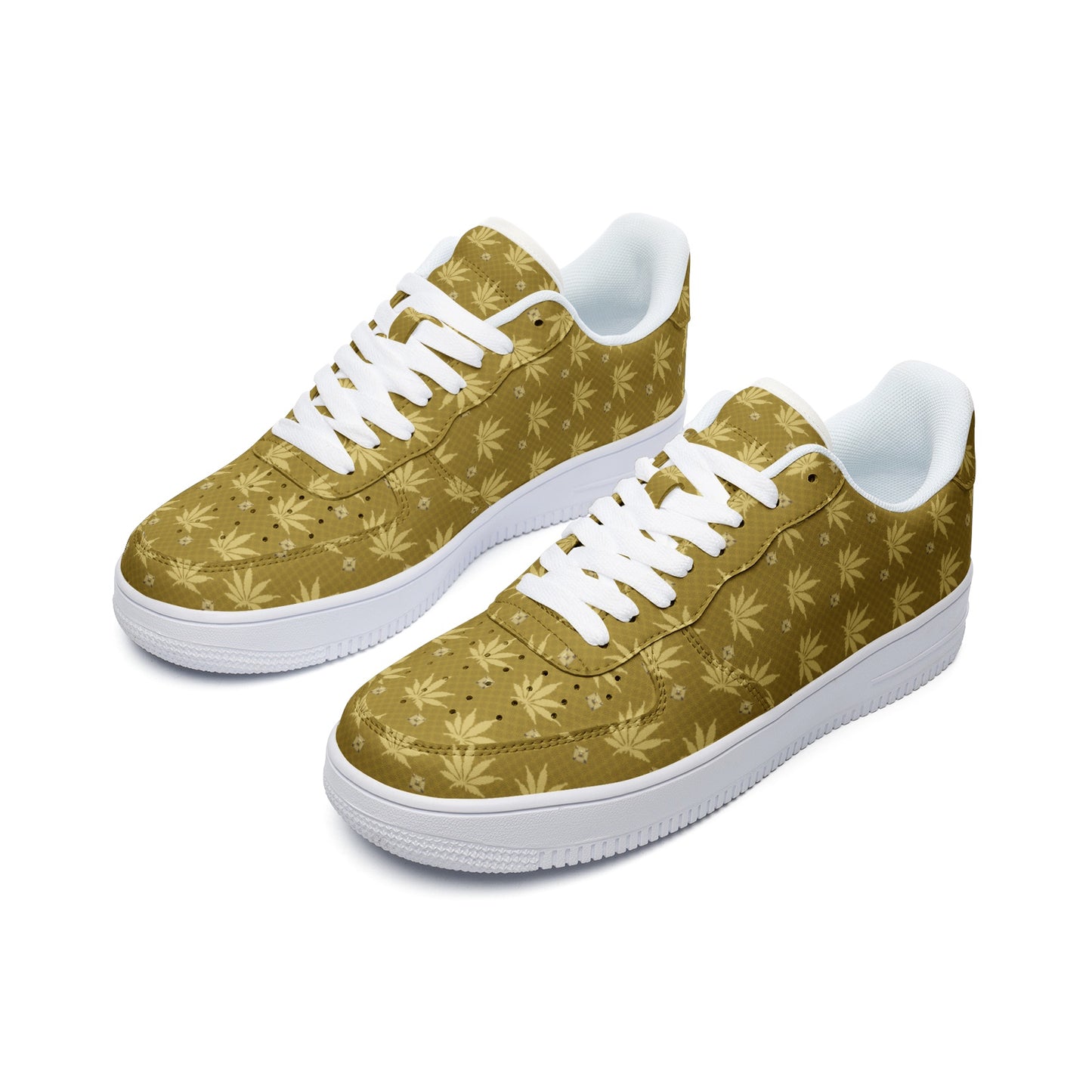 DOUBLE GOLD BANK FORTKNOXX Infinite Universe Unisex Low Top Leather Sneakers
