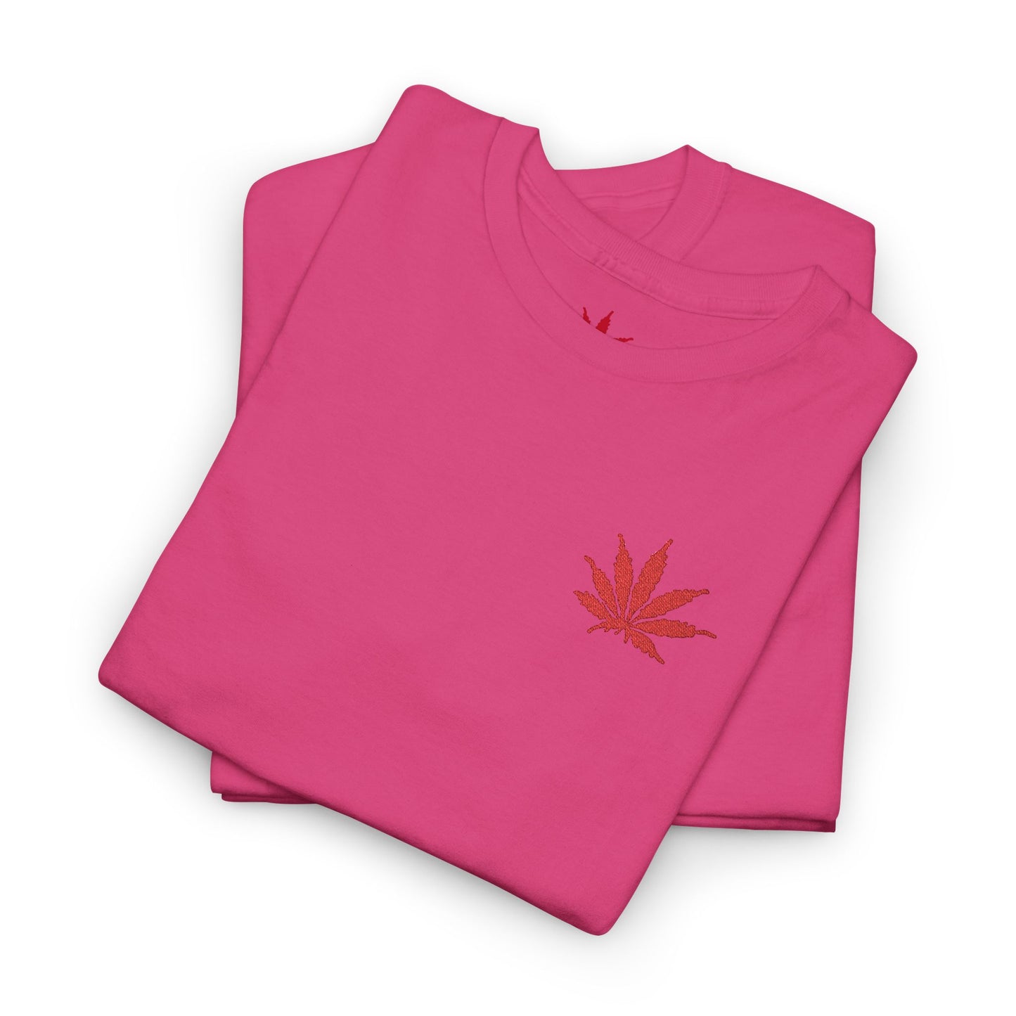 BLOOD Infinite Universe Eco-Friendly Cannabis Leaf Tee, Unisex Heavy Cotton T-Shirt, Stoner Style Shirt, CBD Fashion Tee, Casual Summer Wear