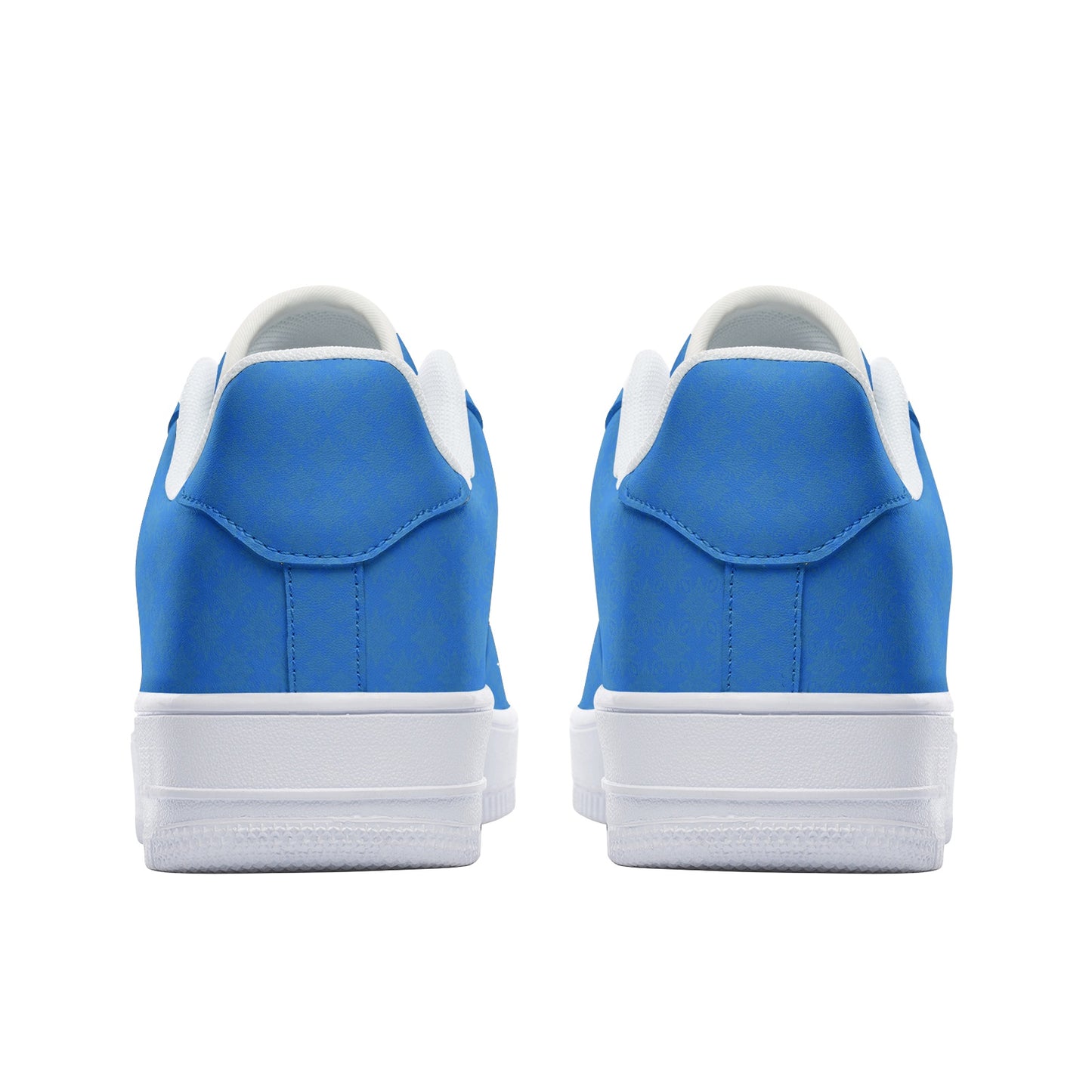 Sapphire BLUE-ICE Infinite Universe Unisex Low Top Leather Sneakers