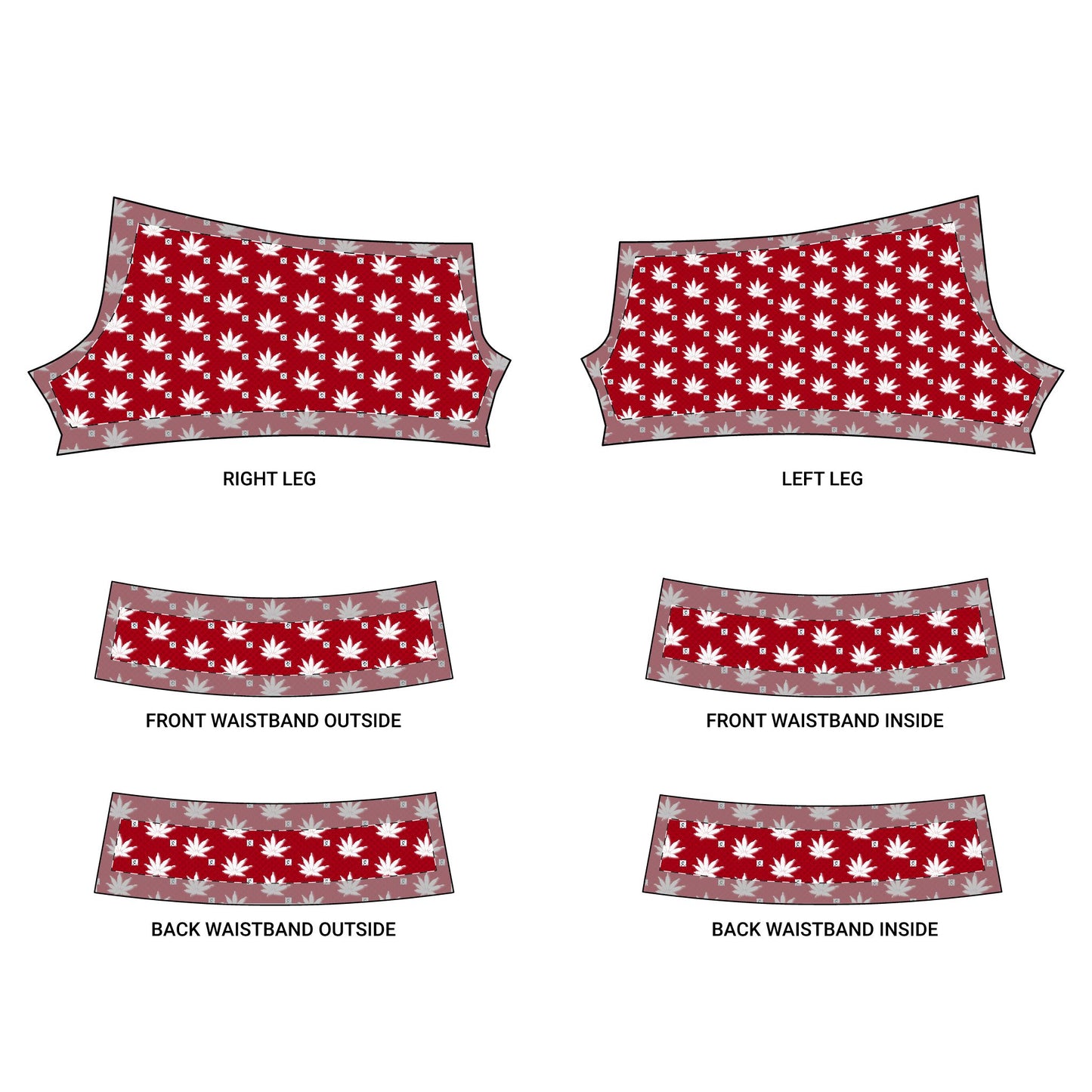 BLOOD ICED FROST Infinite Universe Leaf Yoga Shorts — Women's High-Waist Athletic Shorts