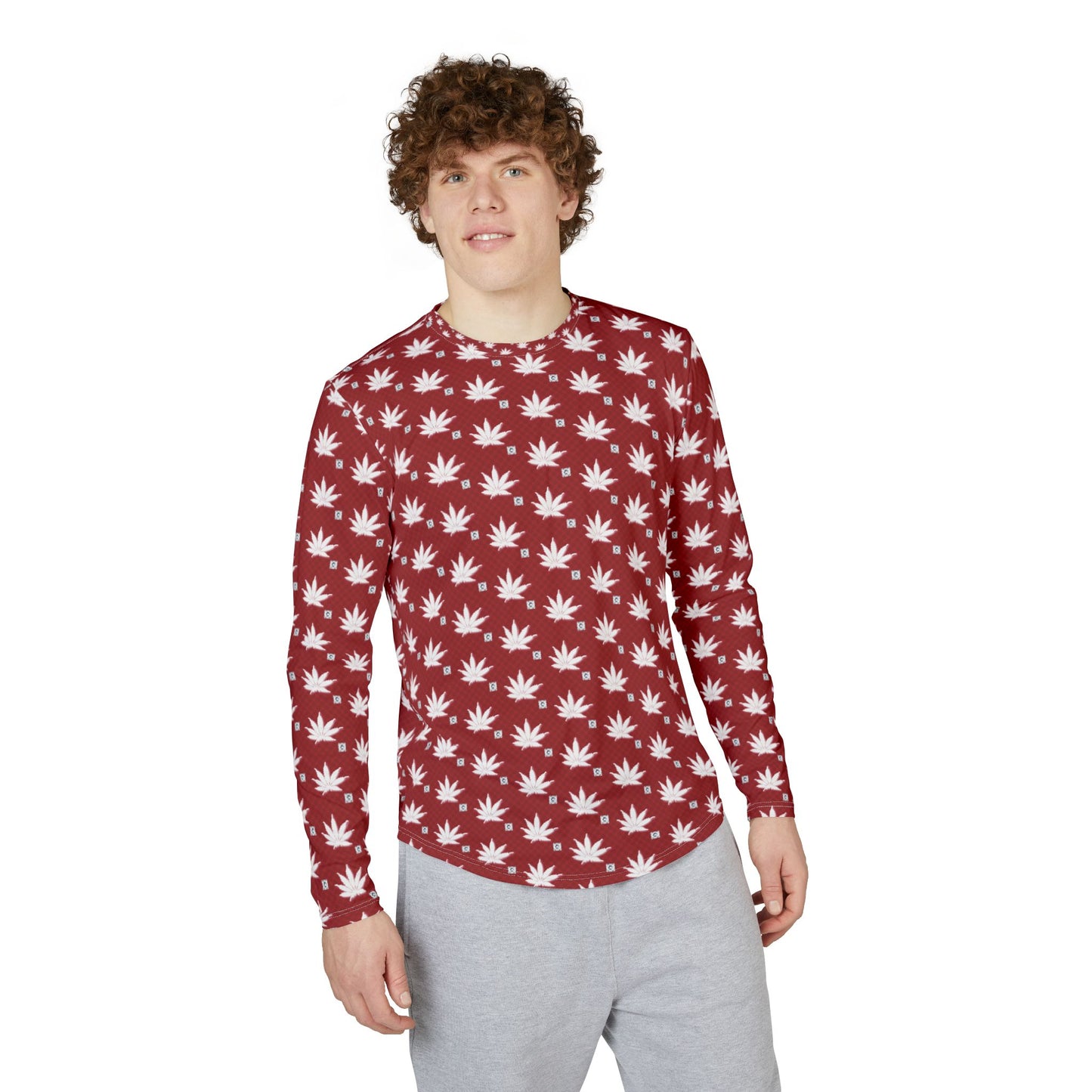 FROSTED BLOOD ICED DIAMOND Infinite Universe - Men's UV Protection Long Sleeve Shirt