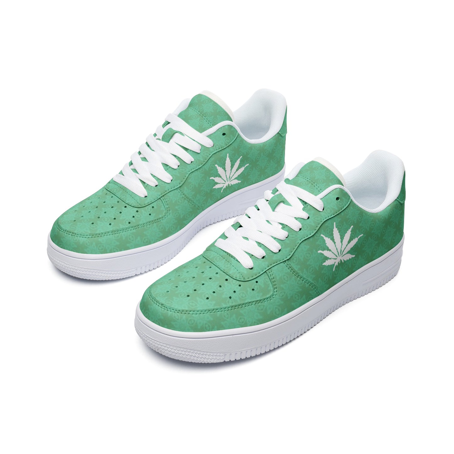 FROSTED Aurora - Infinite Universe - Unisex Low Top Leather Sneakers