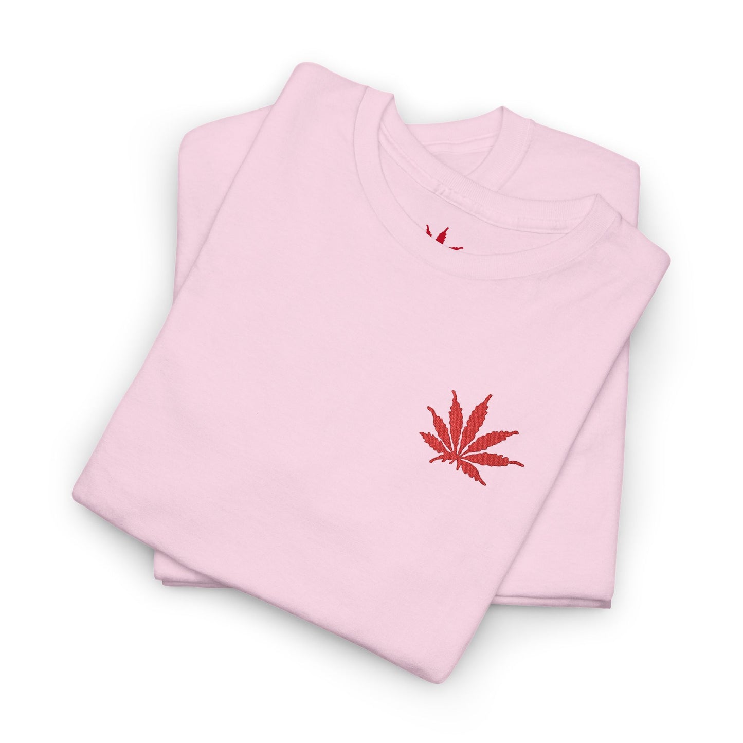 BLOOD Infinite Universe Eco-Friendly Cannabis Leaf Tee, Unisex Heavy Cotton T-Shirt, Stoner Style Shirt, CBD Fashion Tee, Casual Summer Wear