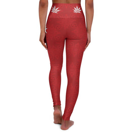 BLOOD FROST {STAR FLAKE} Infinite Universe High Waisted Yoga Leggings (AOP)