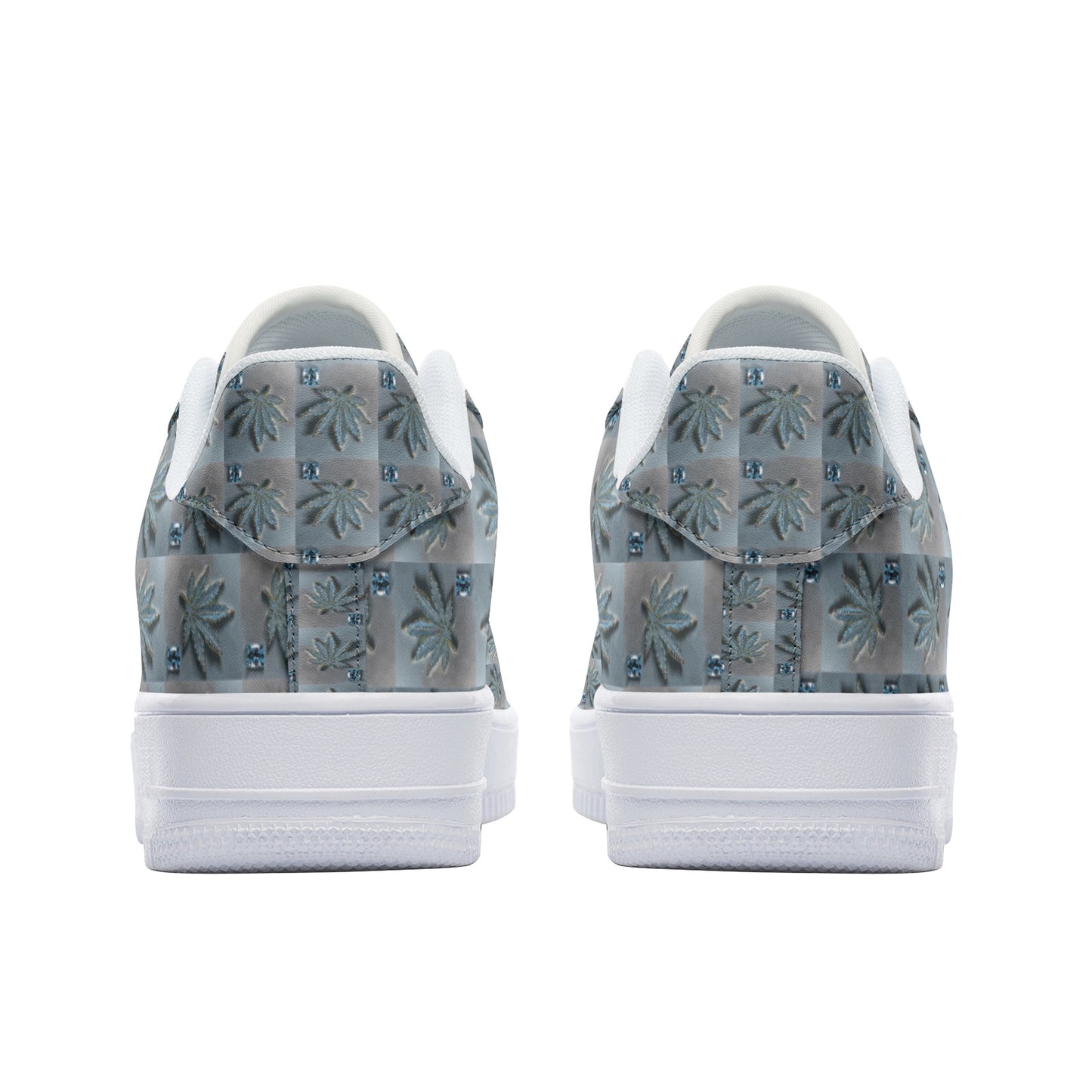 FILTHY RICH SKY ICED DIAMOND Infinite Universe Unisex Low Top Leather Sneakers