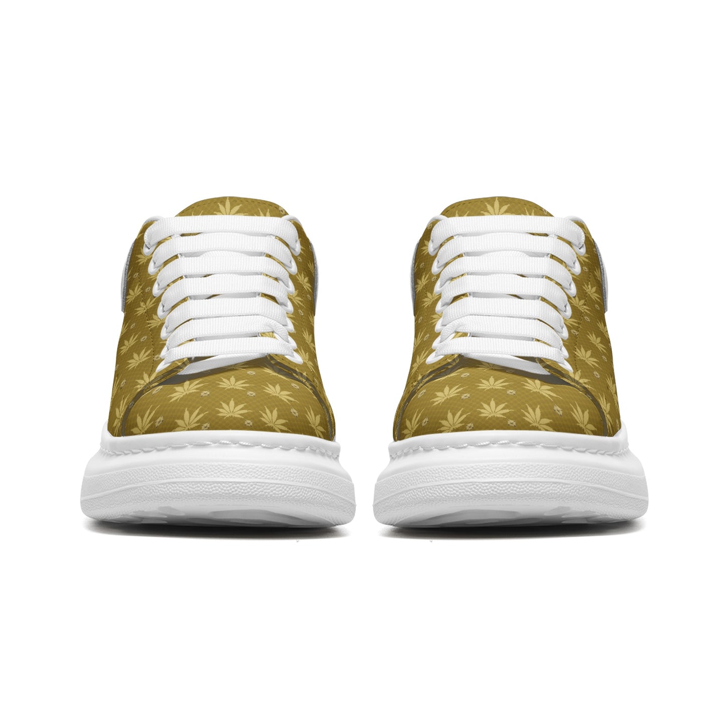 DOUBLE GOLD BANK FORTKNOXX Infinite Universe Unisex Non Slip Lace Up Faux Leather Sneakers