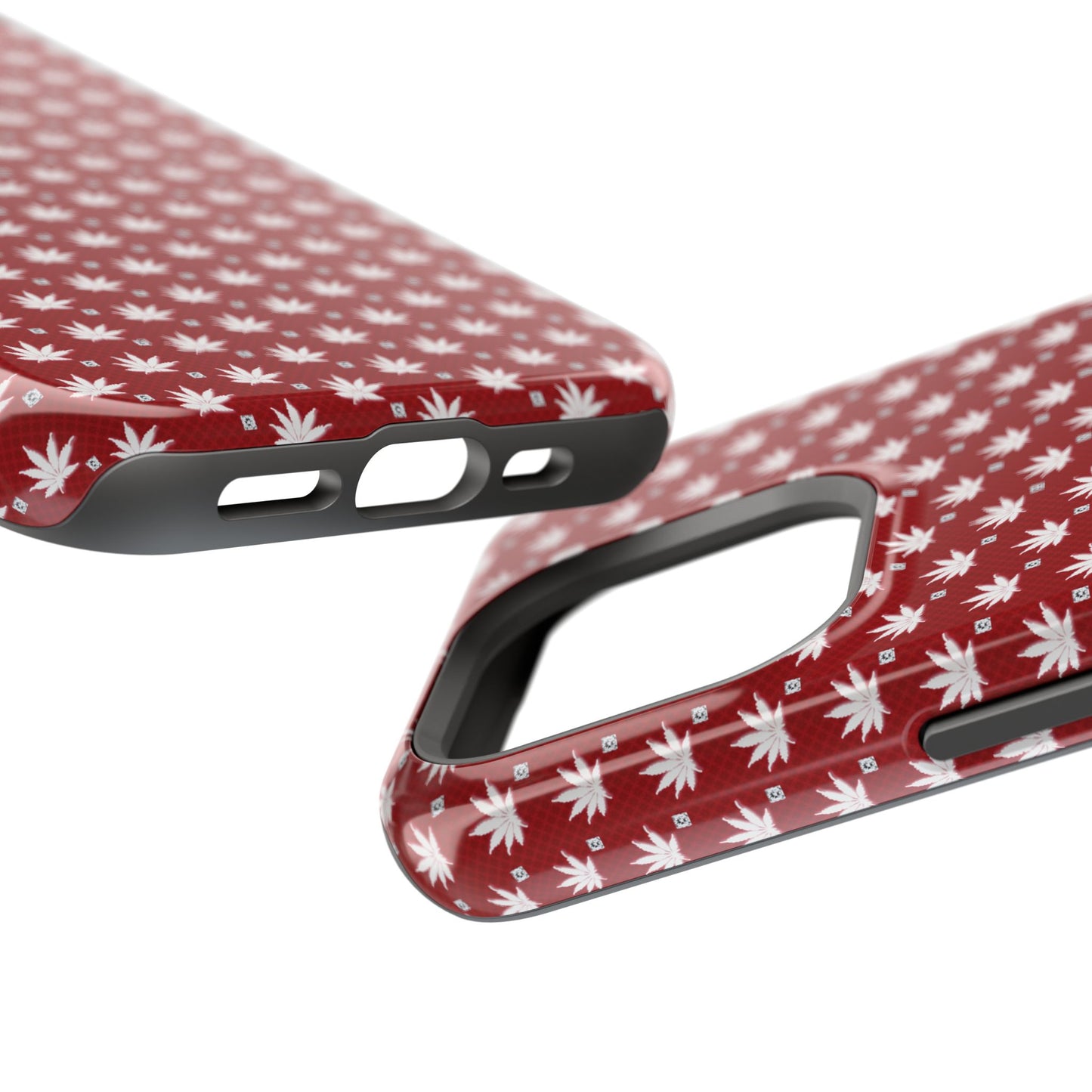 DARK BLOOD FROSTED ICED DIAMOND Infinite Universe Magnetic Impact-Resistant Cases