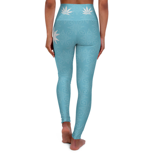 Sapphire SKY-ICE {STAR FLAKE} Infinite Universe High Waisted Yoga Leggings (AOP)
