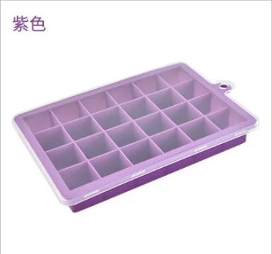 Whiskey Cocktails Kitchen Tools Accessories Ice MoldSilicone Ice Cube Maker Trays with Lids for Freezer Icecream Cold Drinks