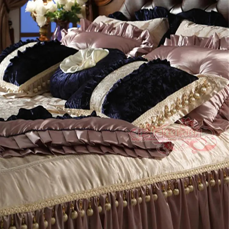 10Pcs Bedding Set King Size Patchwork BedSpread On The Bedroom Duvet Cover Bed Linen Euro Bedclothes Blanket
