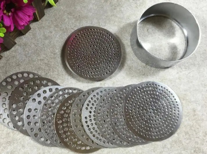 Stainless Steel Diamond Sieves for Sorting Gemstones Beads Thickness 0.15MM Diameter 45MM 65MM 80MM