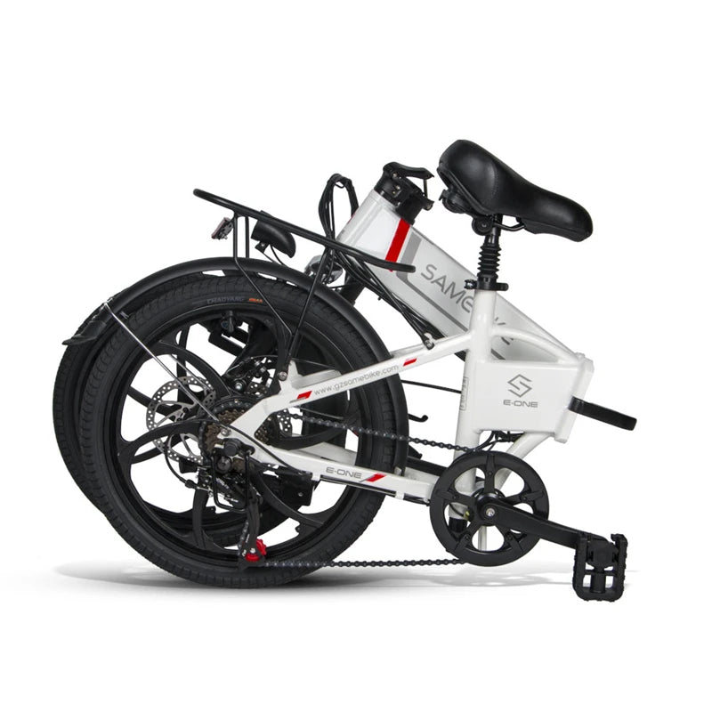 EU Stock Original SAMEBIKE 20LVXD30 Cycling Folding Smart Electric Bike E-Bike 48V 10.4AH 350W 20 inch 35km/h with EU Plug